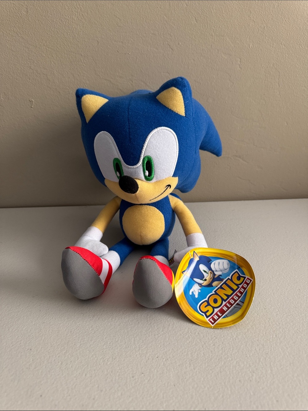 Sonic the Hedgehog Blue Plush Stuffed Toy - Official Sonic